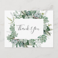 Une verdure succulente | Carte postale Merci Maria