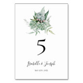 Une verdure succulente | Numéro de table (Par défaut)