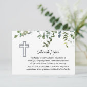 Une Verdure Sympathique Avec Un Merci Funéraire Cr (Debout devant)