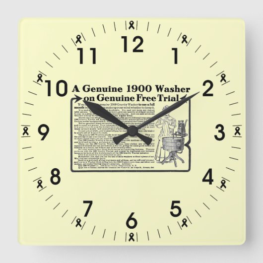 Une véritable horloge murale 1900 (Recto)