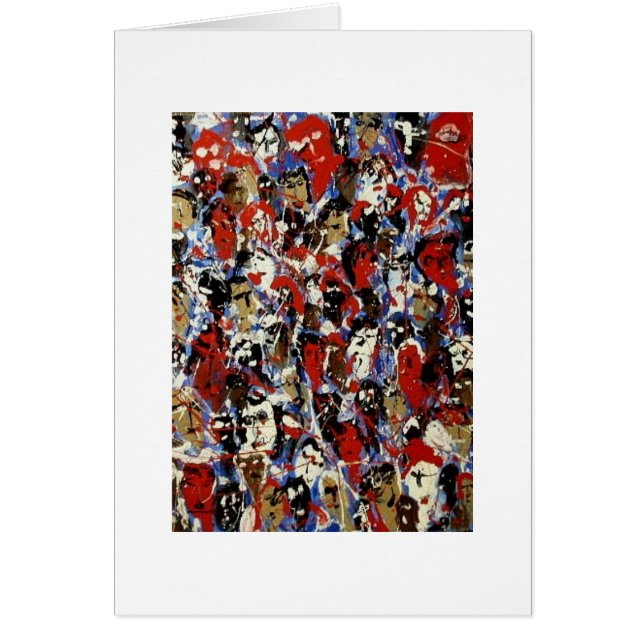 "Une Vibration Mondiale" - Carte blanche - Unité M (Devant)