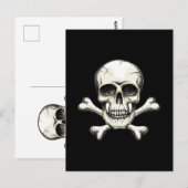 Une vie pirate pour moi Carte de remerciements (Devant / Derrière)