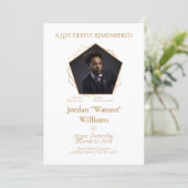 Une vie profondément gardée en mémoire – Programme (Debout devant)