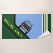 UNE VIE, VIVRE LA serviette (Serviette de bain)