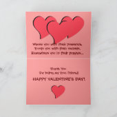 Une vraie carte d'ami (Intérieur)