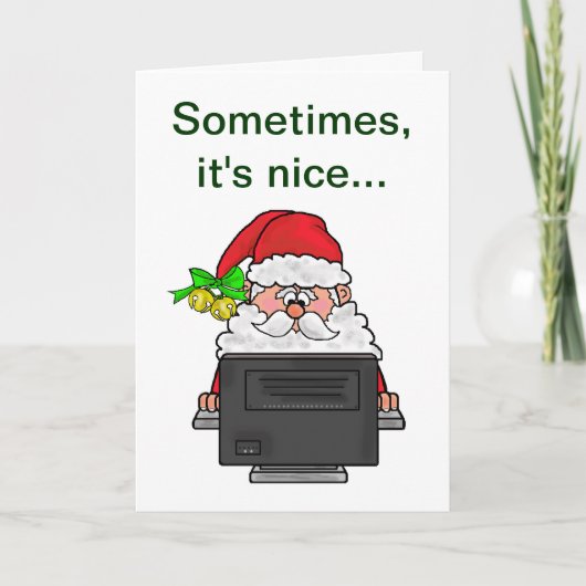 Une vraie carte de Noël de carte de Noël (Devant)