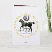 une vue à travers une carte d'étrier (Dos)