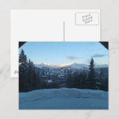 Une vue dans la carte postale de Breckenridge (Devant / Derrière)
