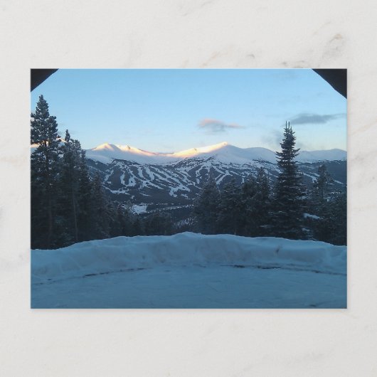 Une vue dans la carte postale de Breckenridge (Devant)