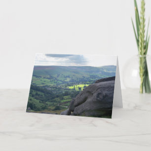 Une vue sur la carte de voeux Peak District