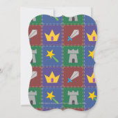 Une Wee Un Imaginaire Quilt Baby shower Invitation (Dos)