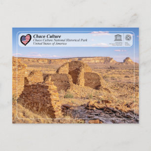 UNESCO - Chaco Culture National Historical Park Po Briefkaart
