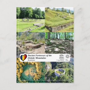 UNESCO Dacian Fortresses van de Orastie Mountains Briefkaart