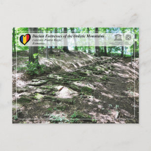 UNESCO - Dacische forten - Luncani-Piatra Rosie Briefkaart