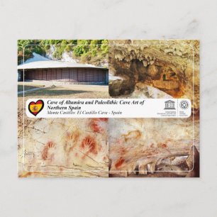 UNESCO - Grot van El Castillo / Cueva de El Castil Briefkaart