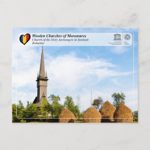 UNESCO Kerk van de Heilige Aartsengelen in Surdest Briefkaart