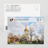 UNESCO - Kerk van de Heilige Paraskeva in Desesti Briefkaart (Voorkant / Achterkant)