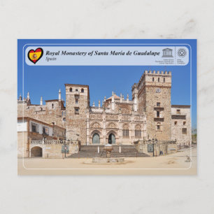 UNESCO - Koninklijk klooster van St María de Guada Briefkaart