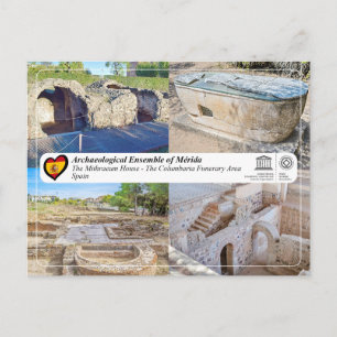 UNESCO - Mithraeum Huis/Columbaria Begraafplaats Briefkaart