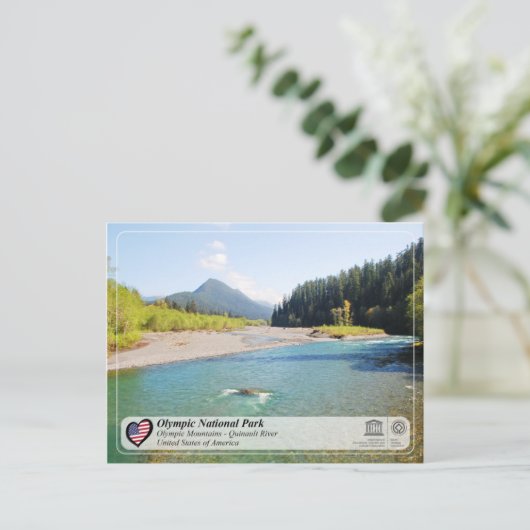 UNESCO - Nationaal park van de Olympische Spelen - Briefkaart (Staand voorkant)