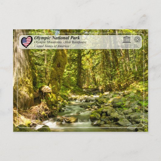 UNESCO - Nationaal park van de Olympische Spelen - Briefkaart (Voorkant)