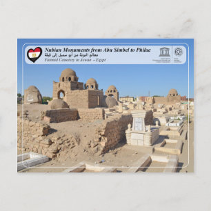 UNESCO - Nubian Monuments - Aswan Fatimid-begraafp Briefkaart