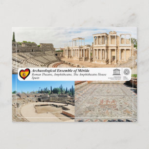 UNESCO - Romeins Theater en Amphitheater van Mérid Briefkaart