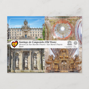 UNESCO UHS - Mosteiro de San Martiño Pinario Briefkaart