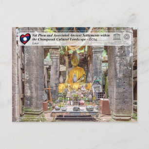 UNESCO - Vat Phou en Cultureel Landschap Champasak Briefkaart