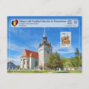 UNESCO Village of Saschiz-Keisd (Stamp Edition) Po Briefkaart