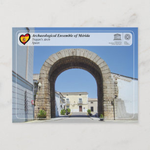 UNESCO WHS - Arco de Trajano de Mérida Briefkaart