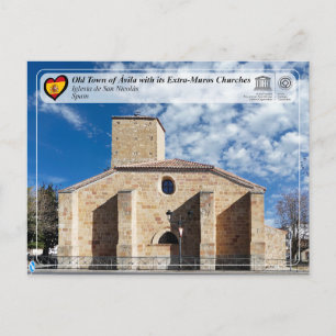 UNESCO WHS - Ávila - Iglesia de San Nicolás Briefkaart