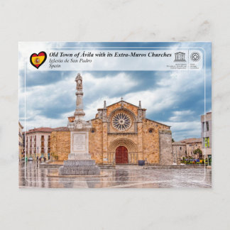UNESCO WHS - Ávila - Iglesia de San Pedro Briefkaart