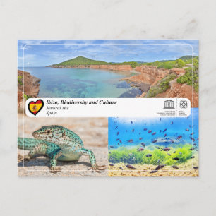 UNESCO WHS - Biodiversiteit van Ibiza/Eivissa Briefkaart