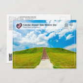 UNESCO WHS - Cahokia Mounds State Historic Site Briefkaart (Voorkant / Achterkant)