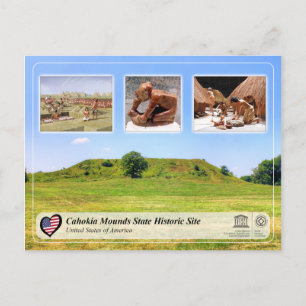 UNESCO WHS - Cahokia Mounds State Historic Site Briefkaart