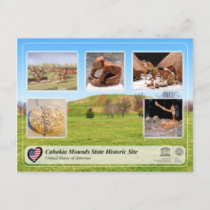 UNESCO WHS - Cahokia Mounds State Historic Site Briefkaart