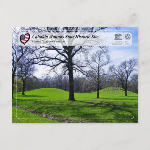 UNESCO WHS - Cahokia Mounds State Historic Site Briefkaart