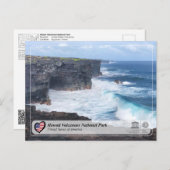 UNESCO  WHS - Carte postale du Parc national des v (Devant / Derrière)