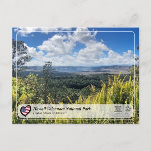 UNESCO WHS - Carte postale du Parc national des vo (Devant)