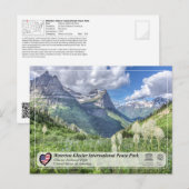 UNESCO WHS - Carte postale Parc national des Glaci (Devant / Derrière)