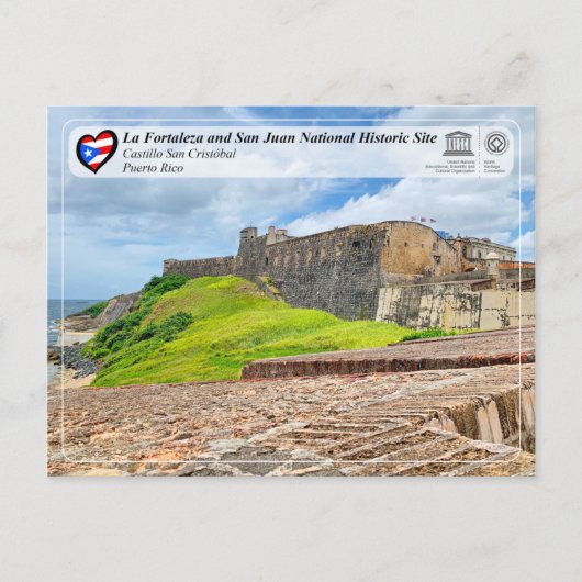 UNESCO WHS - Castillo San Cristóbal Briefkaart (Voorkant)