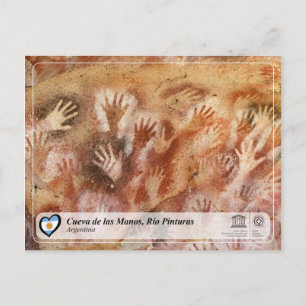 UNESCO WHS - Cueva de las Manos, Río Pintura Briefkaart