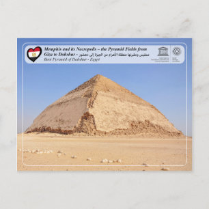 UNESCO WHS - De Bent Pyramide van Dahshur Briefkaart