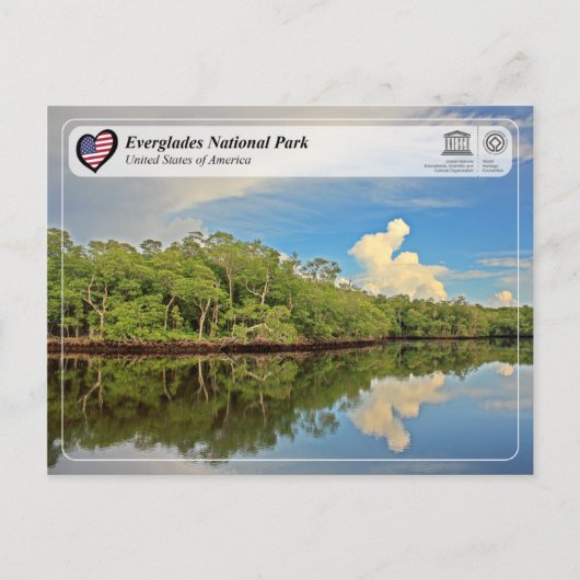 UNESCO WHS - Everglades National Park Briefkaart (Voorkant)