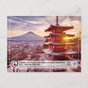 UNESCO WHS - Fujisan - Mount Fuji - 富 士 山 Briefkaart