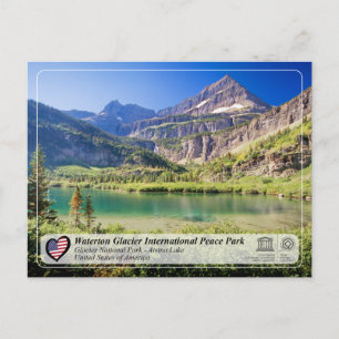 UNESCO WHS - Glacier NP - Atsina Lake Briefkaart