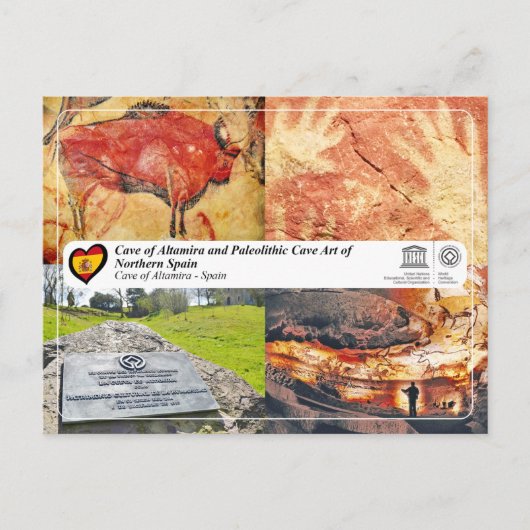 UNESCO WHS - Grot van Altamira / Cueva de Altamira Briefkaart (Voorkant)