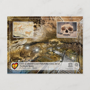 UNESCO WHS - Grot van El Pendo / Cueva de El Pendo Briefkaart