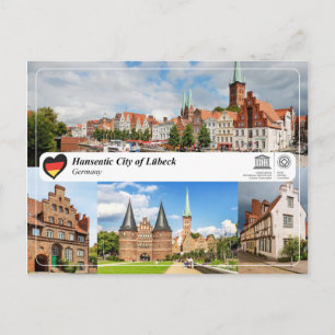 UNESCO WHS - Hanseatic City of Lübeck Briefkaart